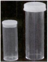 SPECIMEN TUBES PLASTIC TRANSPARENT