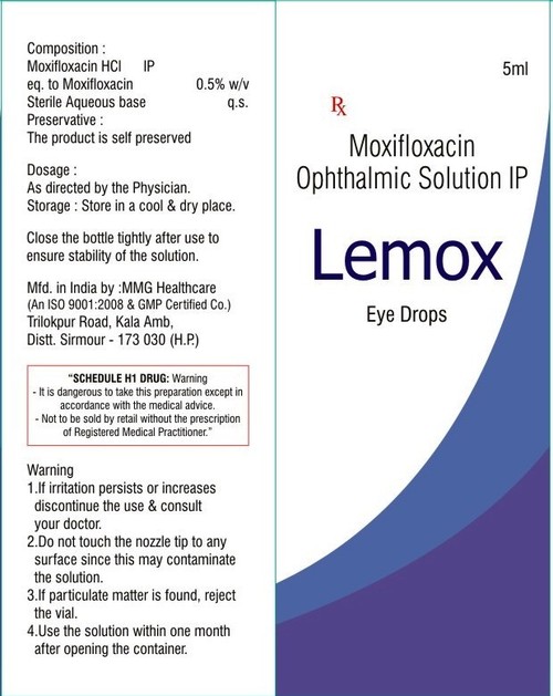 MOXIFLOXACIN EYE DROPS