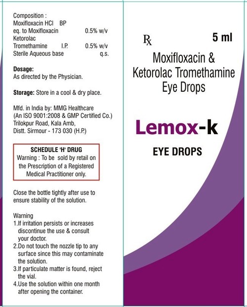 Ketorolac Tromethamine Eye Drops