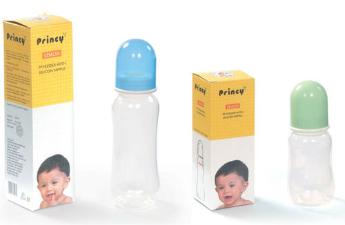 Baby Feeding Milk Bottles - Polypropylene Various Sizes Silicone Nipple | Leakproof Easy Grip BPA Free Sterilizable