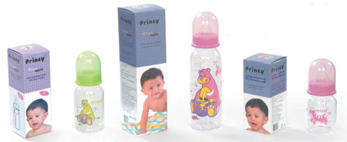 Infant Water Feeding Baby Bottles - PP & Silicone, Various Sizes, Transparent, Leakproof, BPA Free, Ergonomic Grip