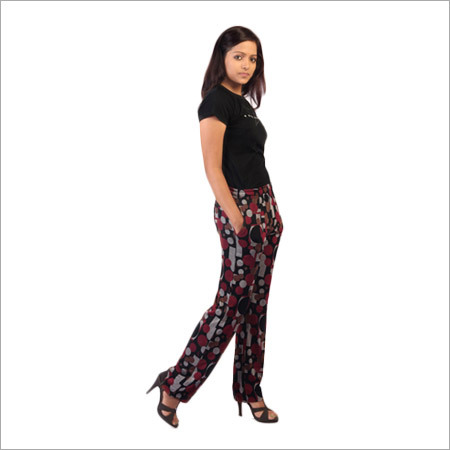 Straight Leg Crop Pant 4 x 4 - Cotton Blend, S-3XL, Black | Relaxed Fit, Zipper Closure, Pockets, Neat Stitching