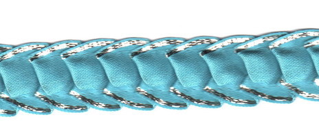Fancy Laces & Trimmings - Customizable Polyester Lace, Light Blue | Elegant Design, Durable, Versatile Use