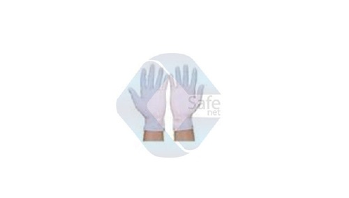 White Hosiery Hand Gloves