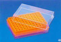 Pcr Tube Rack - 96 Tube Capacity, Polycarbonate & Polypropylene, Dimensions 914.4x457.2x50.8mm, Ideal For Multi Pipette Use