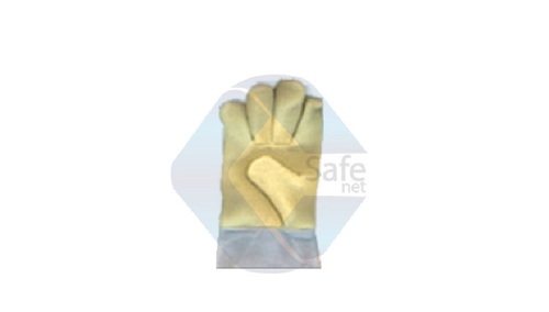 Kevlar Para Aramid Palm With Pure Chrome Hand Gloves Temperature Range: 750 Celsius (Oc)