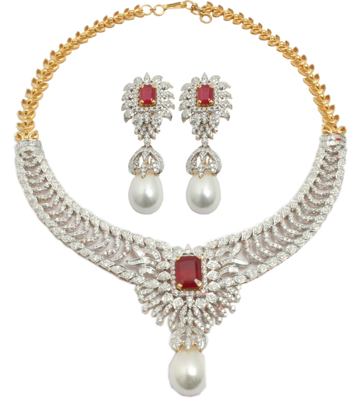 Diamond Jewellery Set