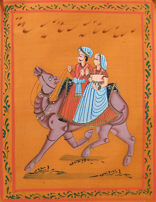 Dhola maru - Marwar Painting