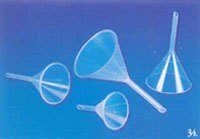 Funnels - Polypropylene - Long Stem, 60 Cone Angle With External Ribs To Prevent Air Lock | Dimensions: 914.4x457.2x50.8mm, Weight: 5-20g