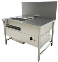 Breading Table - Color: Silver