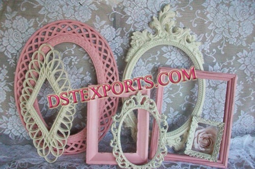 Wedding Stage Carved Photo Frames