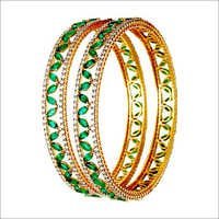 Tiny round diamond bangles
