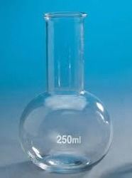 Transparent Flat Bottom Flask