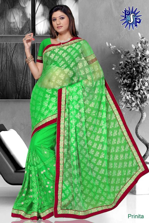 Traditional bandhej sarees