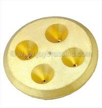 Injector Assembly Jet - Brass, Polished Finish, Golden Color | Durable Design For Fuel Atomization And Optimal Engine Performance