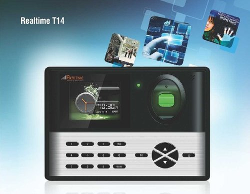 Realtime T14 - 180x130x30 mm Black, Network Connectivity | Fingerprint Sensor, Time Tracking, Access Control, CE Compliant