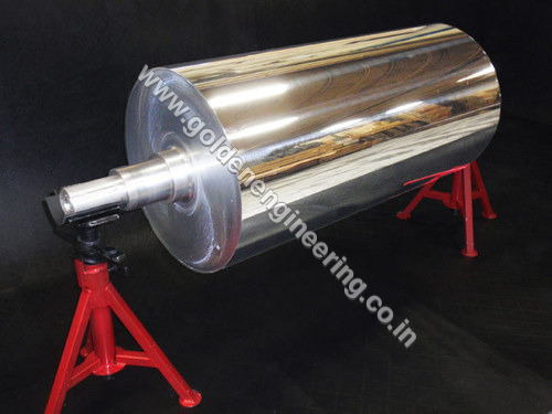 Hard Chrome Plated Rollers - Hard Chrome, 75-500mm Diameter | Wear Resistant, Durable, Precise Engineering, Mirror Finish