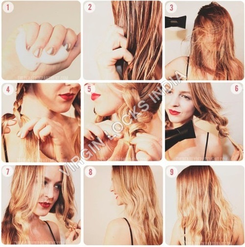 Cabelo Ondulado Human Hair