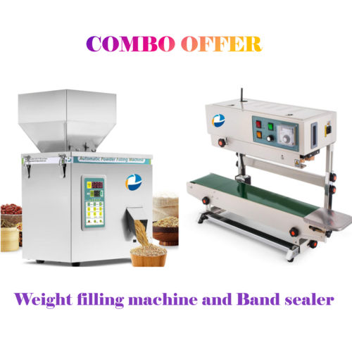 Band sealer with weight filler machine