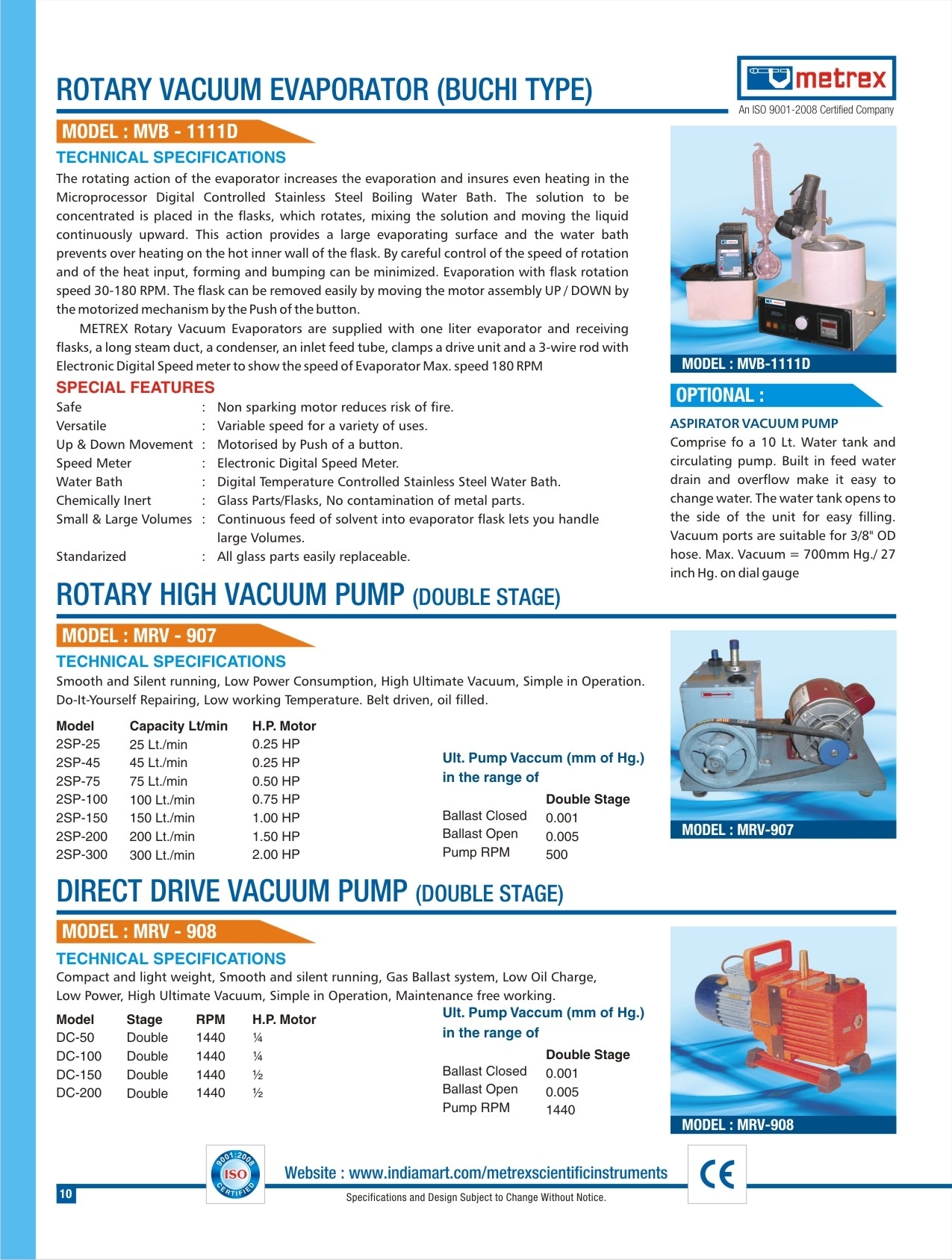 Rotary Vacuum Evaporation Unit
