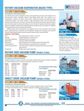 Rotary Vacuum Evaporation Unit