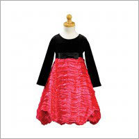 Party Wear Full Sleeve Baby Frocks