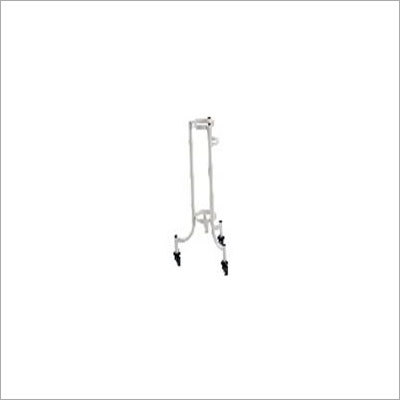 Cylinder Trolly Small - Metal, 10x5x30 cm, Silver, 50 kg Load Capacity | Easy Transport, Durable Design, Smooth Rolling