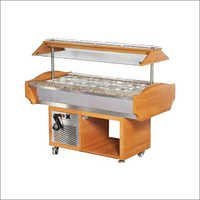 Induction Buffet Warmer - Durable Materials, Compact Design | Rugged Build, Longer Service Life, Energy Efficient System, Easy Mobility With Casters