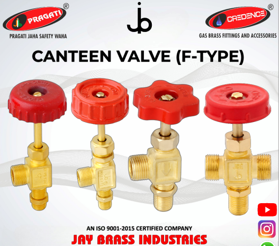 Canteen Burner Valve - Color: Golden