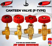 Canteen Burner Valve - Color: Golden