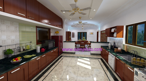 Interior Design - Custom Wood and Granite Cabinetry, Variable Dimensions, Brown Color | Aesthetic Appeal, Modern Style, Space Planning, Functional Layout