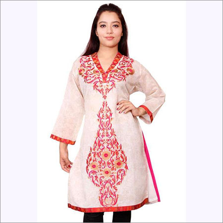 Lubaba Womans Wear Embroidered Cotton Kurti
