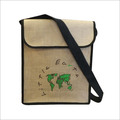 Multi Purpose Jute Bags - Jute, 10x12 Inches, Beige | Durable, Eco-friendly, Lightweight, Multiple Pockets, Adjustable Strap, Stylish Design