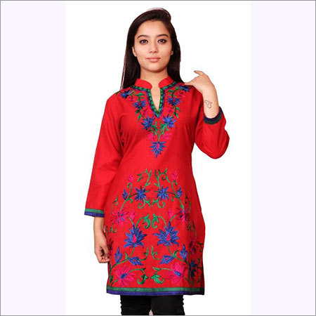 Lubaba Womans Wear Embroidered Cotton Kurti