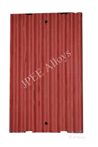 Stone Crusher Jaw Plates - Cast Iron, 2.5-5mm Thickness, Red Color | Sturdy Design, Excellent Strength, Breakage Free Finishing