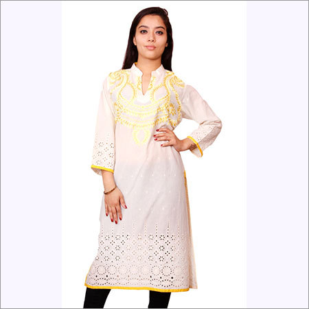 Lubaba Womans Wear Embroidered Cotton Kurti
