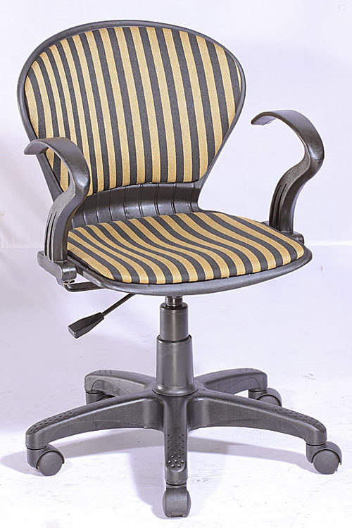 Office & Computer Chair - Mesh Plastic, 22x20x20 Inches, Beige | Ergonomic Design, Adjustable Height, Swivel Base