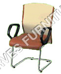 Office Fix Chair - Metal & Fabric, 45x50x80cm, Brown | Ergonomic Design, Comfortable Seating, Durable Frame, Easy Assembly