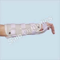 Forearm Brace With Wrist - Fibrous Material, 7 & 10 Inch Length, White Color | Adjustable Dorsal Stay Pod, Velcro Loop/lock Closure, Lightweight Design