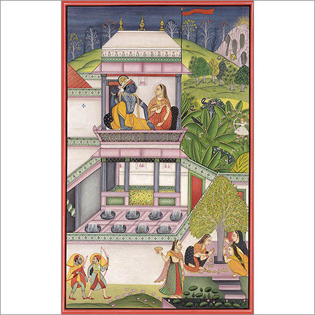 The month of vaishakha Indian painting