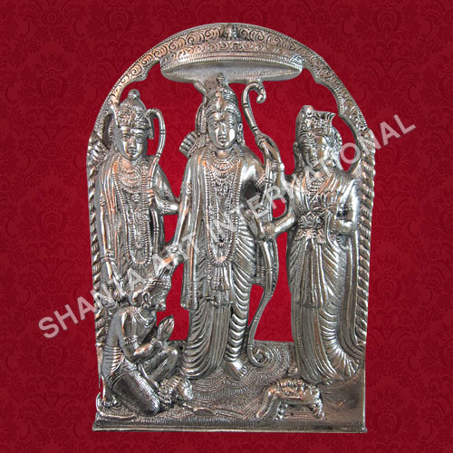 Brass Ram Darbar Statue