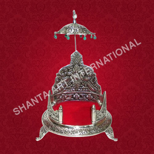 Silver Light Weight Sinhasan