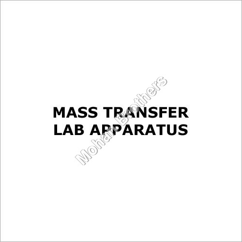 Mass Transfer Lab Apparatus Dimension(L*W*H): 1500 X 1000 X 80 Mm Millimeter (Mm)