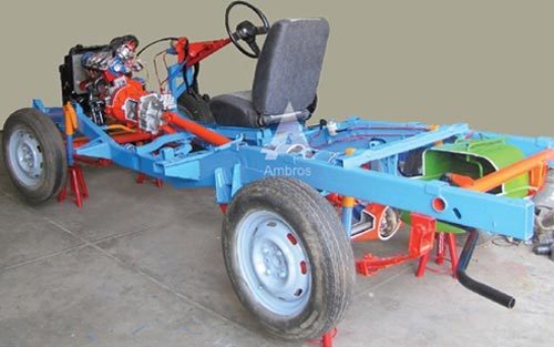 Car Chassis Front Wheel Drive Actual Cut Section