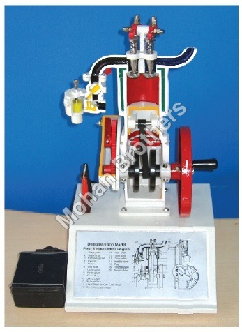 4 Stroke Petrol Engine Working Model
