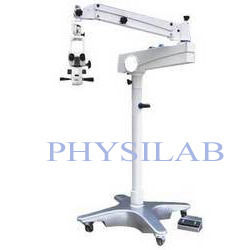 Silver And White Operating Surgical Microscope