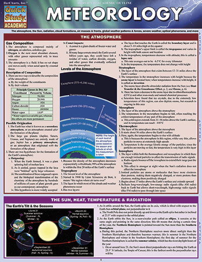  Meteorology Weather Chart