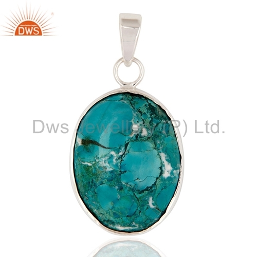 925 Silver Turquoise Pendant Jewelry Gender: Women