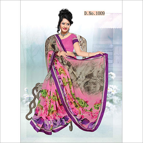 Flower Printed Sarees
