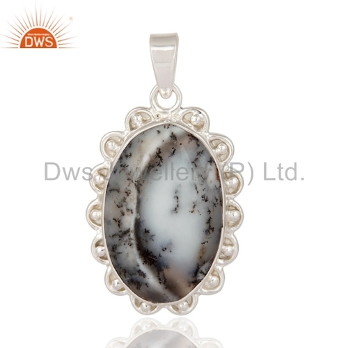 Opal Gemstone Designer Silver Pendant